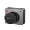 OBSBOT Meet 2 Space Grey With Magnetic Privacy Cover Against White Background