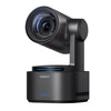 Black OBSBOT camera on a white background