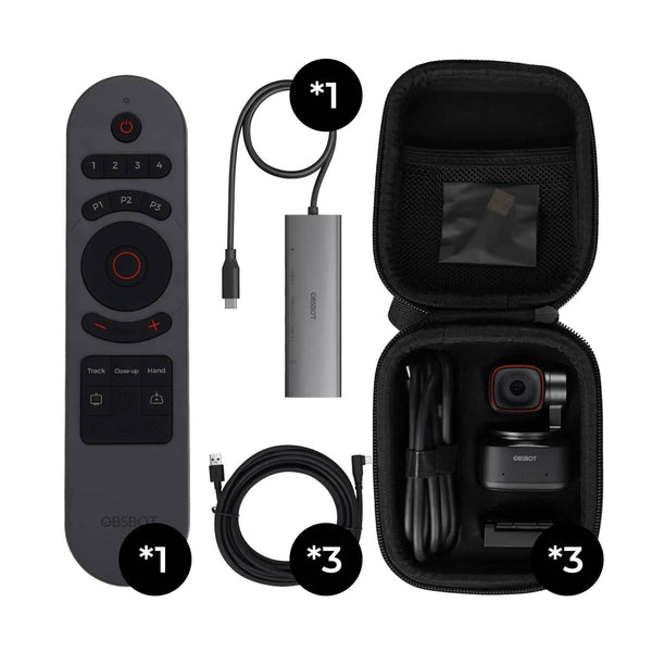 Obsbot Tiny 2 Multicam Combo shown on a white background. – image 1