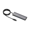 Compact USB-C hub that wired USB 3.0 ports. Plug-and-play design built for desks and travel kits.