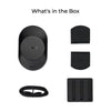 Complete set of power and charging accessories included with the OBSBOT Play-More Combo, shown clearly to eliminate accessory guesswork.