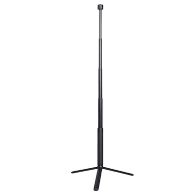 Tripod shown at full working height, providing stable camera support for desk, room, and standing-height setups. 