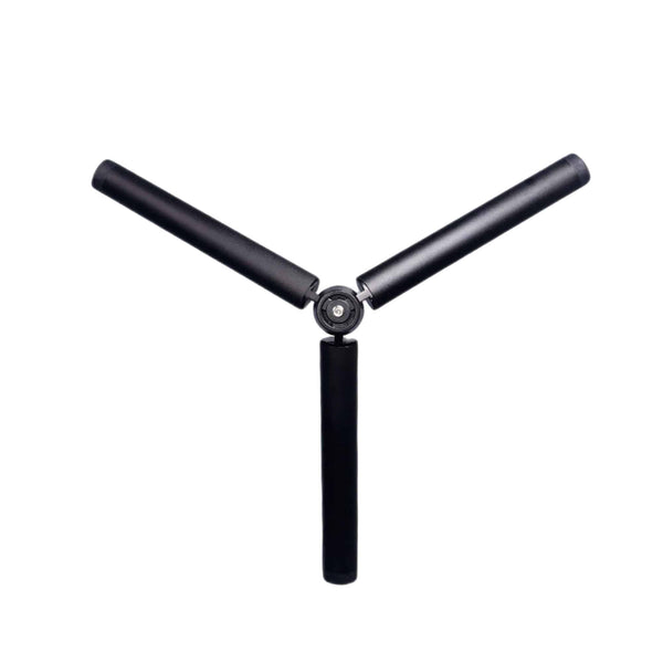 hree-leg base fully deployed to improve stability on desks, floors, and flat surfaces. – image 2