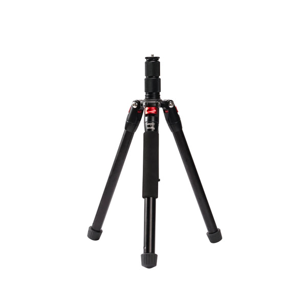 Fully folded OBSBOT Foldable Lightweight Tripod for storage and travel.