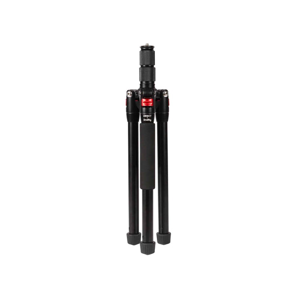 Close-up view highlighting the compact build and leg design of the tripod. – image 3