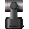 OBSBOT Tail 2 NDI Combo PTZ camera showing the left side with sleek design and adjustable controls for professional video streaming.