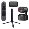 OBSBOT TINY 2 Lite Adapter Remote Tripod Combo Against A White Background