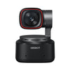 Black OBSBOT Tiny 2 shown from the front on a white background.