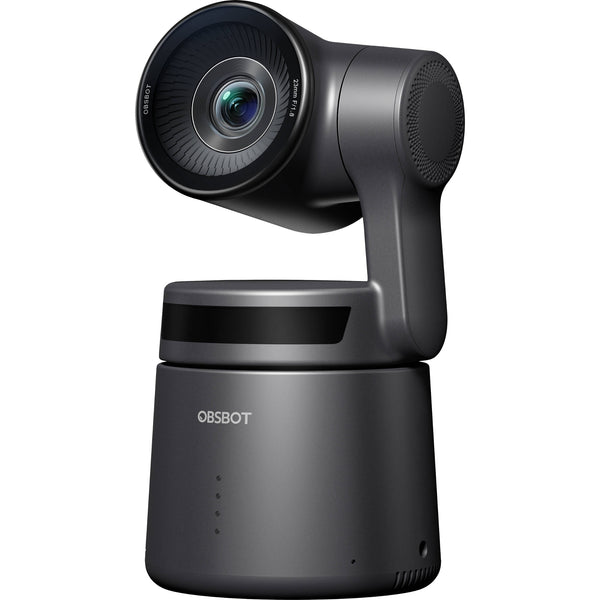 OBSBOT Tail Air Pack NDI PTZ camera front view showing lens, controls, and sleek design for professional video streaming. – image 1