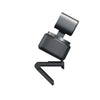 Black OBSBOT Tiny 2 Adjustable Mount Attached to Tiny 2 Tilted 45 Degrees on White Background