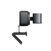 Black OBSBOT Tiny 2 Adjustable Mount Attached to Tiny 2 Tilted 90 Degrees on White Background
