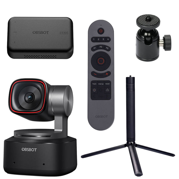 OBSBOT Tiny 2 Streaming Combo Against A White Background – image 1