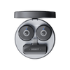 Open top view of the OBSBOT Vox wireless live streaming microphone showing its sleek design and built-in controls.