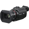 Panasonic HC-X1600 UHD 4K camcorder with 24x zoom, handheld device for high-quality video recording and HDMI output.