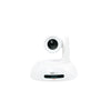 AIDA Imaging Full HD NDI HX3 PTZ camera with 20x optical zoom in white, showing front view with lens and camera body.