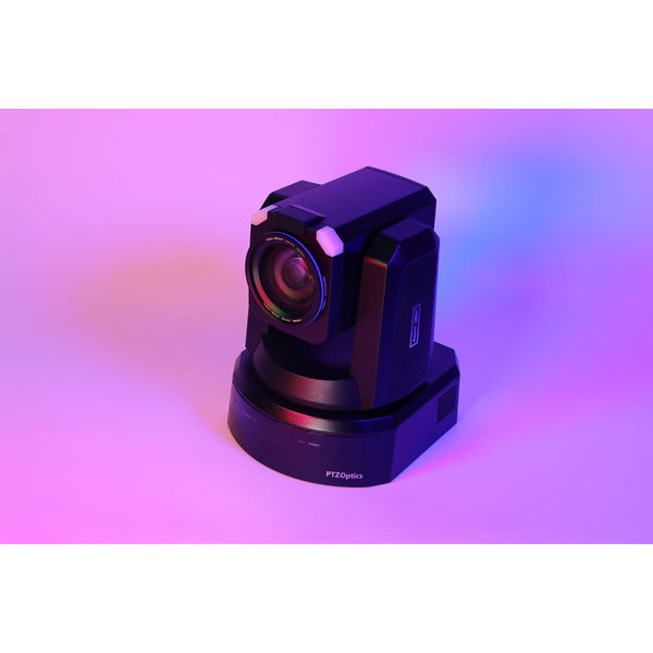 PTZOptics Rise 4K Broadcast In Front Of Left Full Wide View with Purple Light Background – image 7