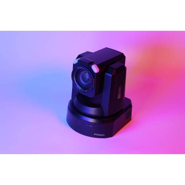 PTZOptics Rise 4K Broadcast In Front Of Left Full Wide View with Purple Light Background – image 6