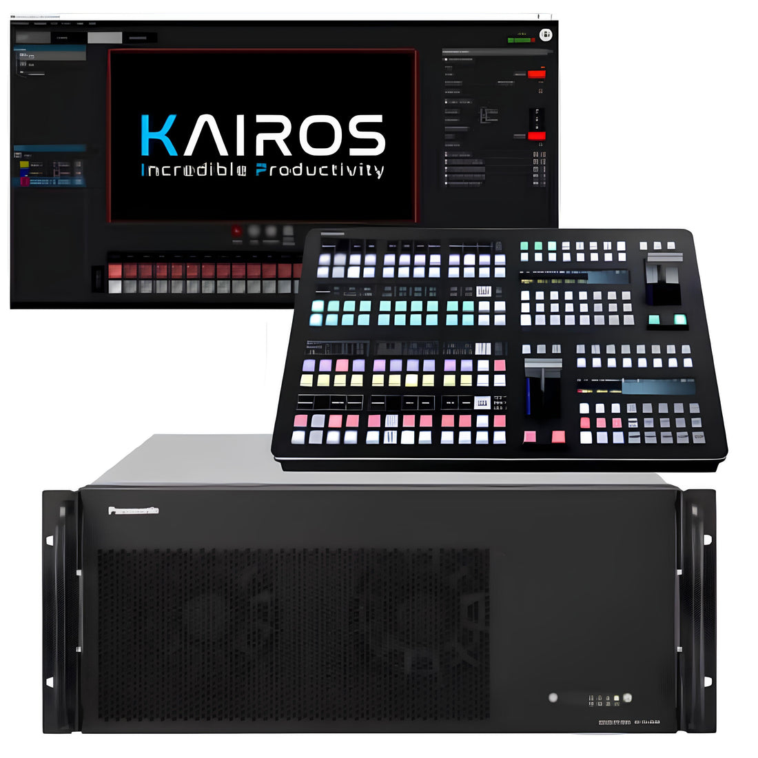 Panasonic Connect KC200L1 Kit with two-stripe compact control panel for professional production switching and video control. – image 1