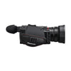 Panasonic HC-X1600 Right Side XLR Audio Input View