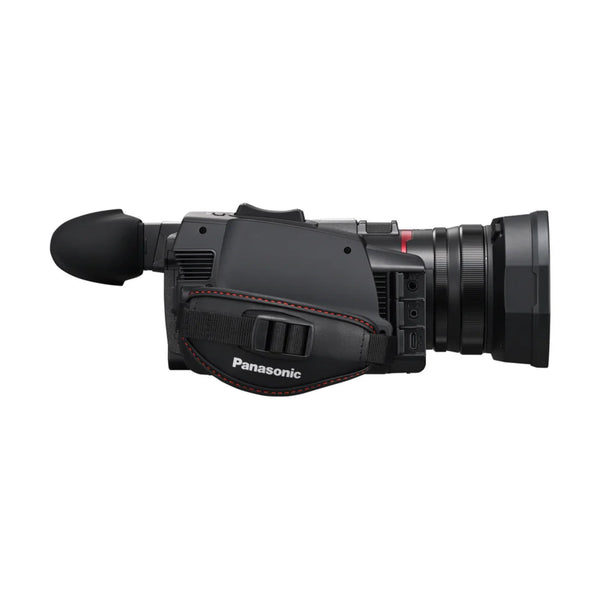 Panasonic HC-X1600 Right Side XLR Audio Input View – image 4