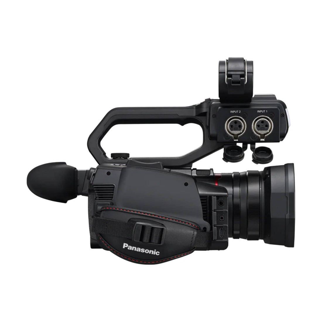 Panasonic HC-X2100 Right Side XLR Audio Input View – image 4