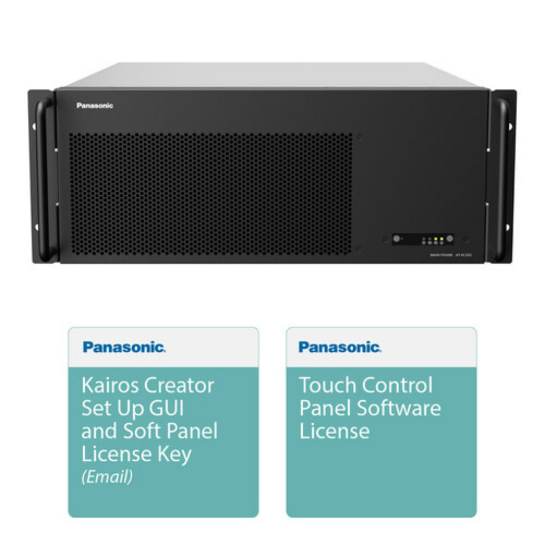 Panasonic Connect KC200L1 production switcher kit with touch control panel and software for live video mixing. – image 1