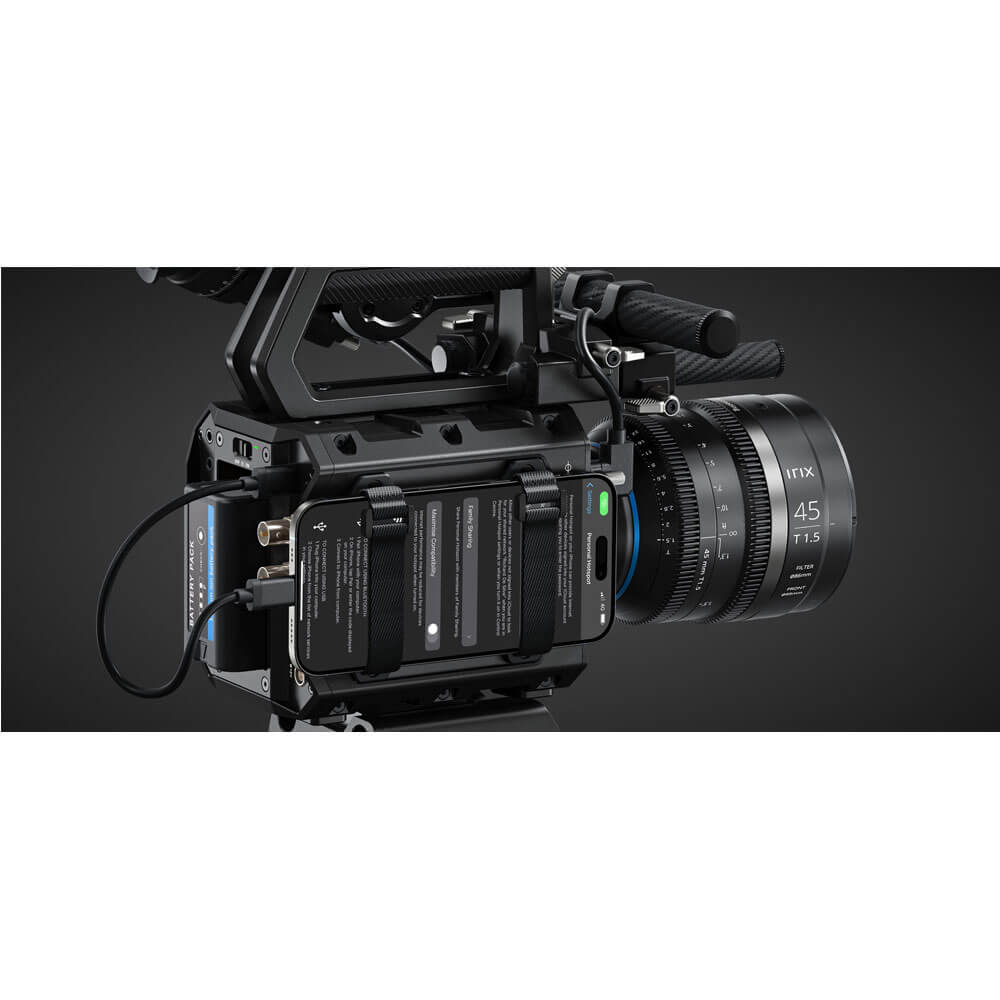 Blackmagic Design Blackmagic PYXIS 12K digital film cinema camera with L-Mount, showcasing its sleek design and professional filmmaking features. – image 6