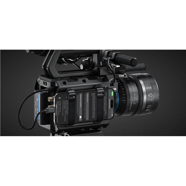 Blackmagic Design Pyxis 12K digital film cinema camera with L-Mount, showing its sleek body and camera controls. – image 6