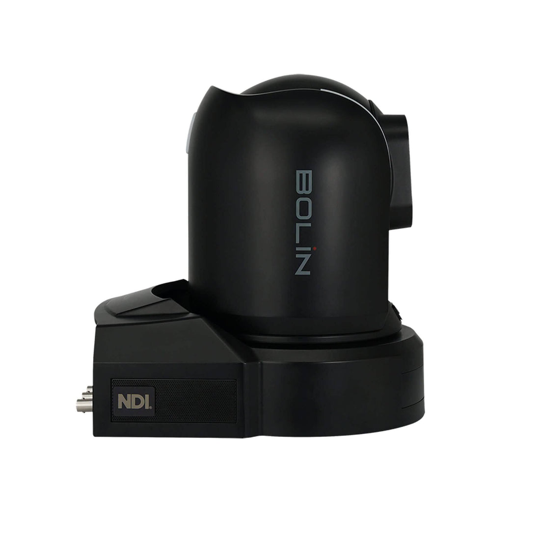Bolin Technology R9-420N 4K60 NDI PTZ camera in black, showing front view with lens and control panel. – image 5