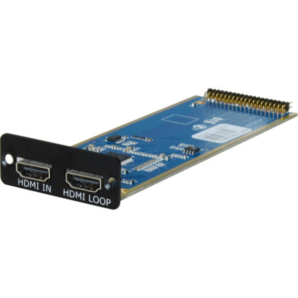RGBLINK single HDMI input/loop module for video processing, shown from the front view.