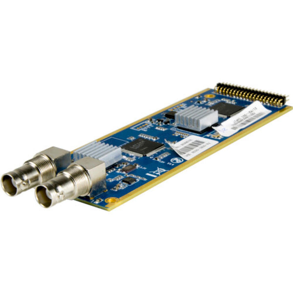 RGBlink Single 3G-SDI input and loop module for GX4pro video processor, front view showing connection ports