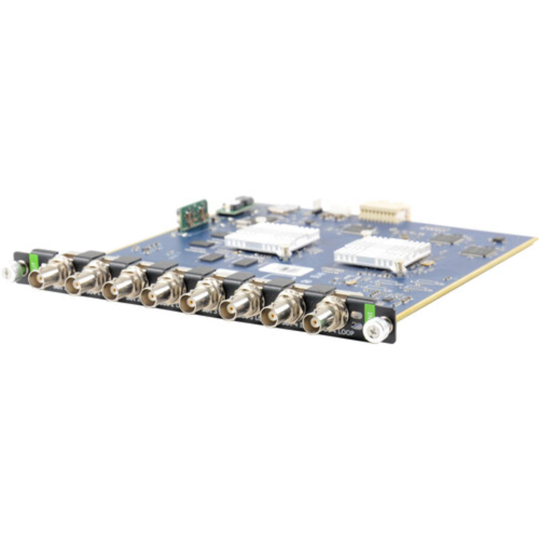 Front view of RGBlink D-3G SDI Input Module for X7/X3 video processor, showing connection ports and branding. – image 1