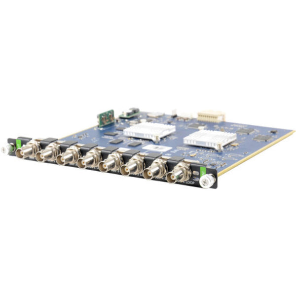 Front view of RGBlink D-3G SDI Input Module for X7/X3 video processor, showing connection ports and branding. – image 1