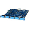RGBLINK Quad 3G-SDI Output Module for X3 and X7 video processors, front view showing SDI ports and branding.