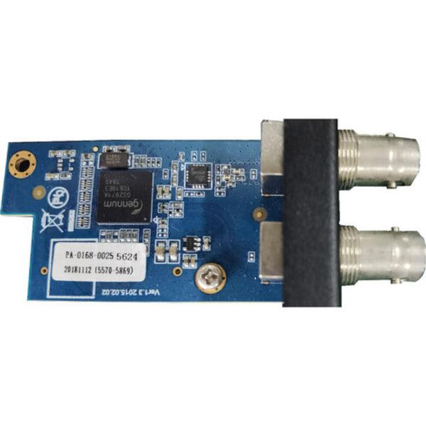 RGBLINK Single SDI input and loop module for GX4pro video processor, shown from front view with ports visible. – image 1