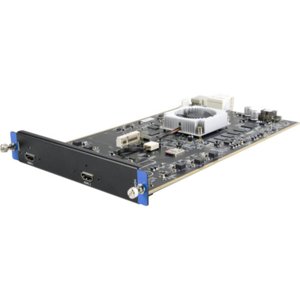 RGBLINK Dual HDMI 2.0 output module for X8 video processor, showing front view with ports and controls – image 1