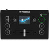 Top view of RGBLINK mini-pro 2 dual channel production streaming switcher with buttons and input ports visible.
