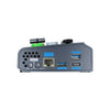 Right side view of RGBlink mini-pro v3 production switcher showing input/output ports and compact design.