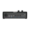 Rear view of RGBlink Ystreamer production switcher showing input/output ports and control panel for live video switching.