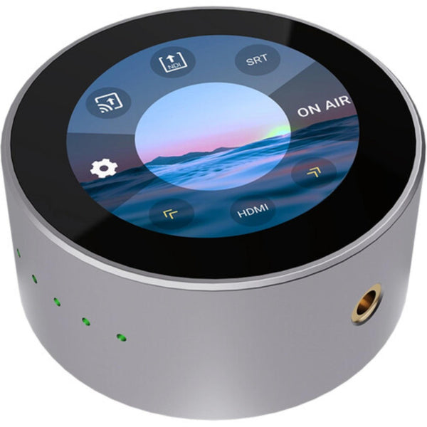 Front view of RGBlink TAO 1mini-HN USB/HDMI streaming node, a compact device for video streaming and live broadcasting. – image 1