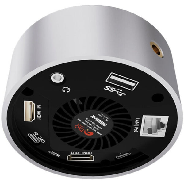 Rear view of the RGBLINK TAO 1mini-HN USB HDMI streaming node with ports and connection options for video streaming. – image 2