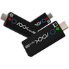 RGBLINK ASK nano 4K video transmitter and receiver set, compact device with front view showing ports and controls.