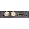 RGBLINK MSP 217 3G-SDI to optical fiber extender pair showing left side view with connectors and cables.