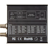 Rear view of RGBLINK MSP 217 3G-SDI to optical fiber extender set showing connections and ports for high-quality video transmission.
