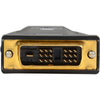 RGBLINK MSP 314-4 4K30 DVI to optical fiber extender set with two units, showing top view of the RGBlink brand product.