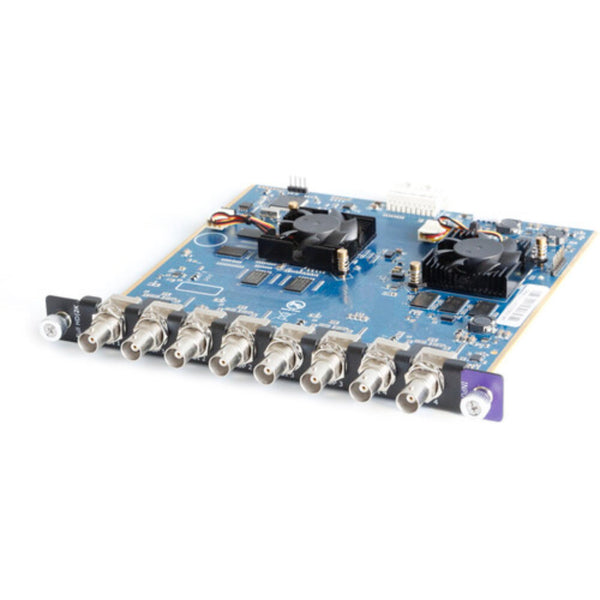 RGBLINK Quad 3G-SDI input module for Q16pro multiviewer, showcasing front view with multiple SDI input ports. – image 1