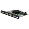 Front view of the RGBLINK Quad DVI-I Input Module for Q16pro multiviewer accessories, featuring four DVI-I input ports.