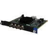 Front view of the RGBlink Quad 3G-SDI output module for Q16pro, showing multiple SDI output ports and sleek design.