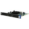 Front view of the RGBlink Q16pro dual HDMI 2.0 4K60 output module showing ports and interface.