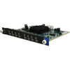 RGBLINK Analog audio input and output module for Q16pro, showing front view with connection ports and controls.